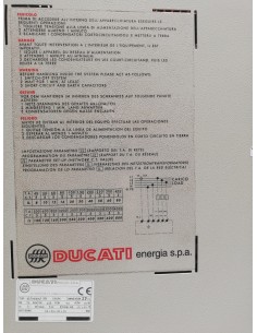 Ducati 415040065 long life power factor correction panel 70kvar t 415v 50hz 2